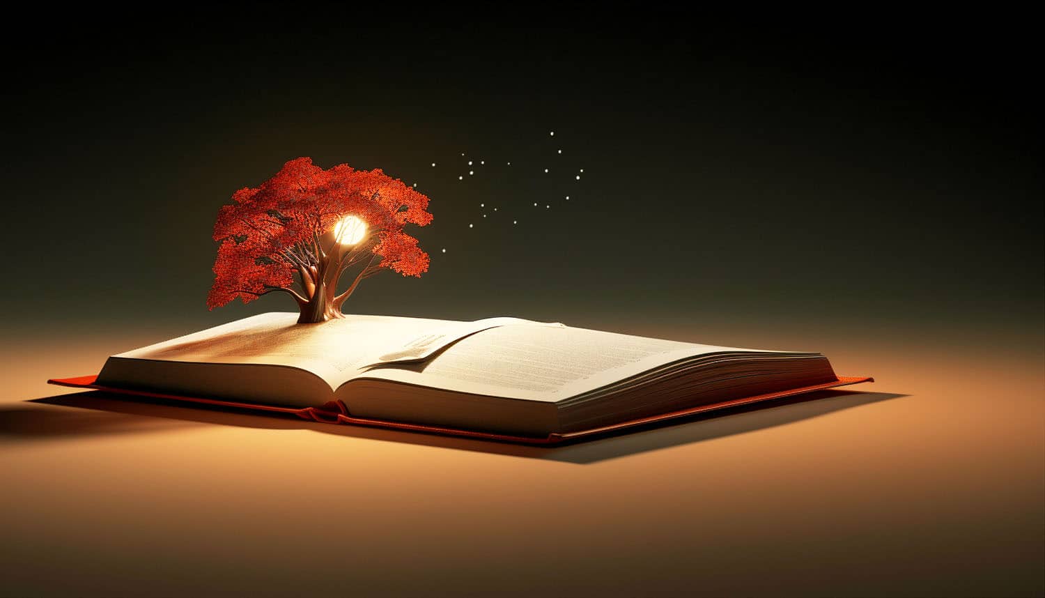 The magical world of the book. Generative AI
